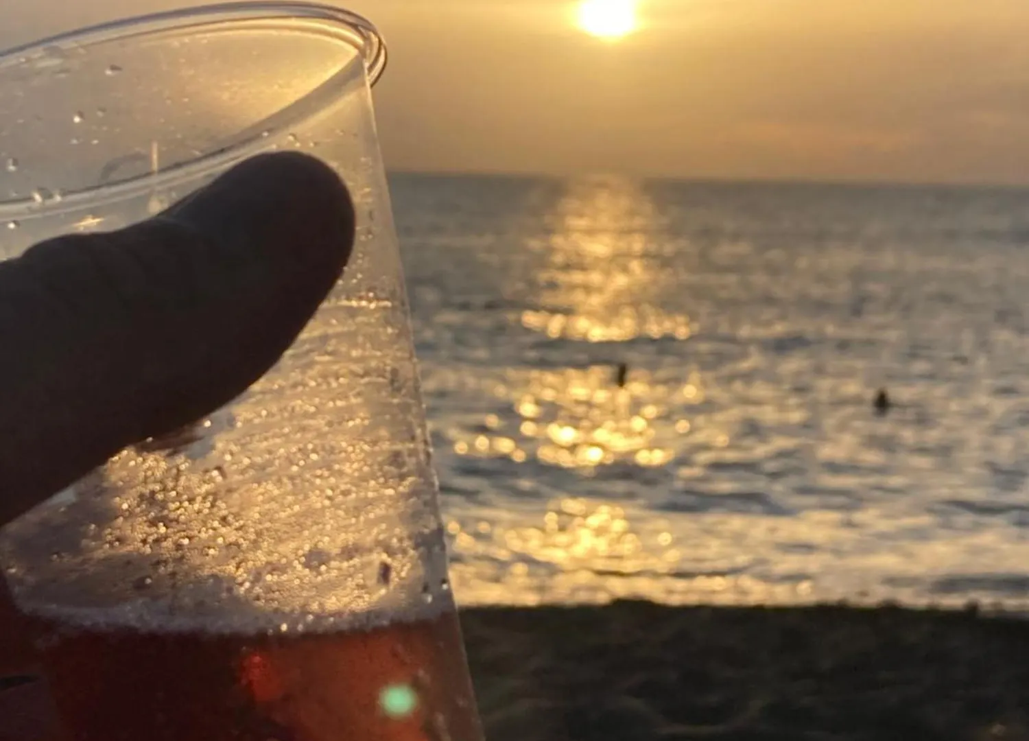 Sunset In Arena Beach Puerto de Santiago  Spain